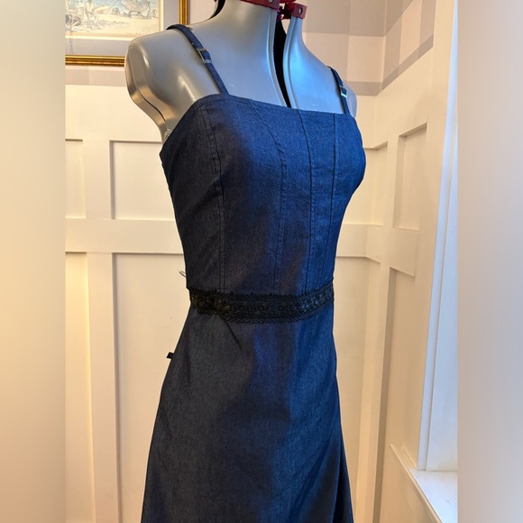 Dark Denim Dress Size Large - Picture 4 of 9